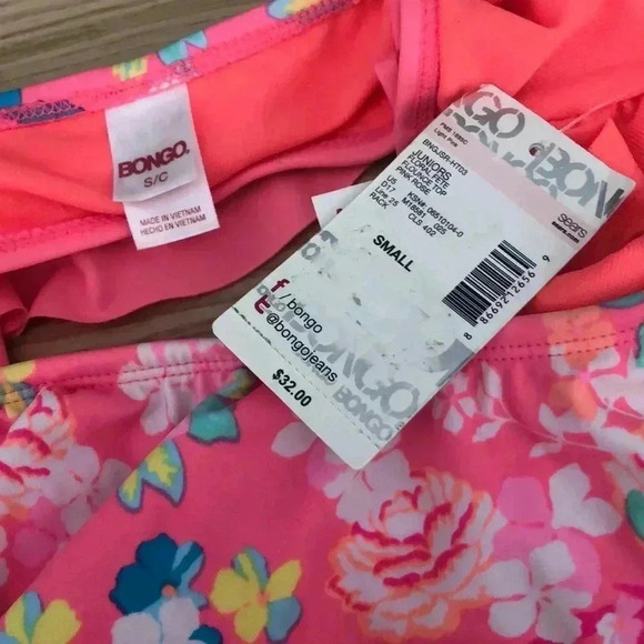 💥🆕Bongo Pink Strapless Bikini Top S🆕 - Picture 6 of 6